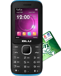 モベルのアジア携帯電話（ブルーゾーイとSIMカードセット）